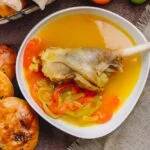 sopa de frango